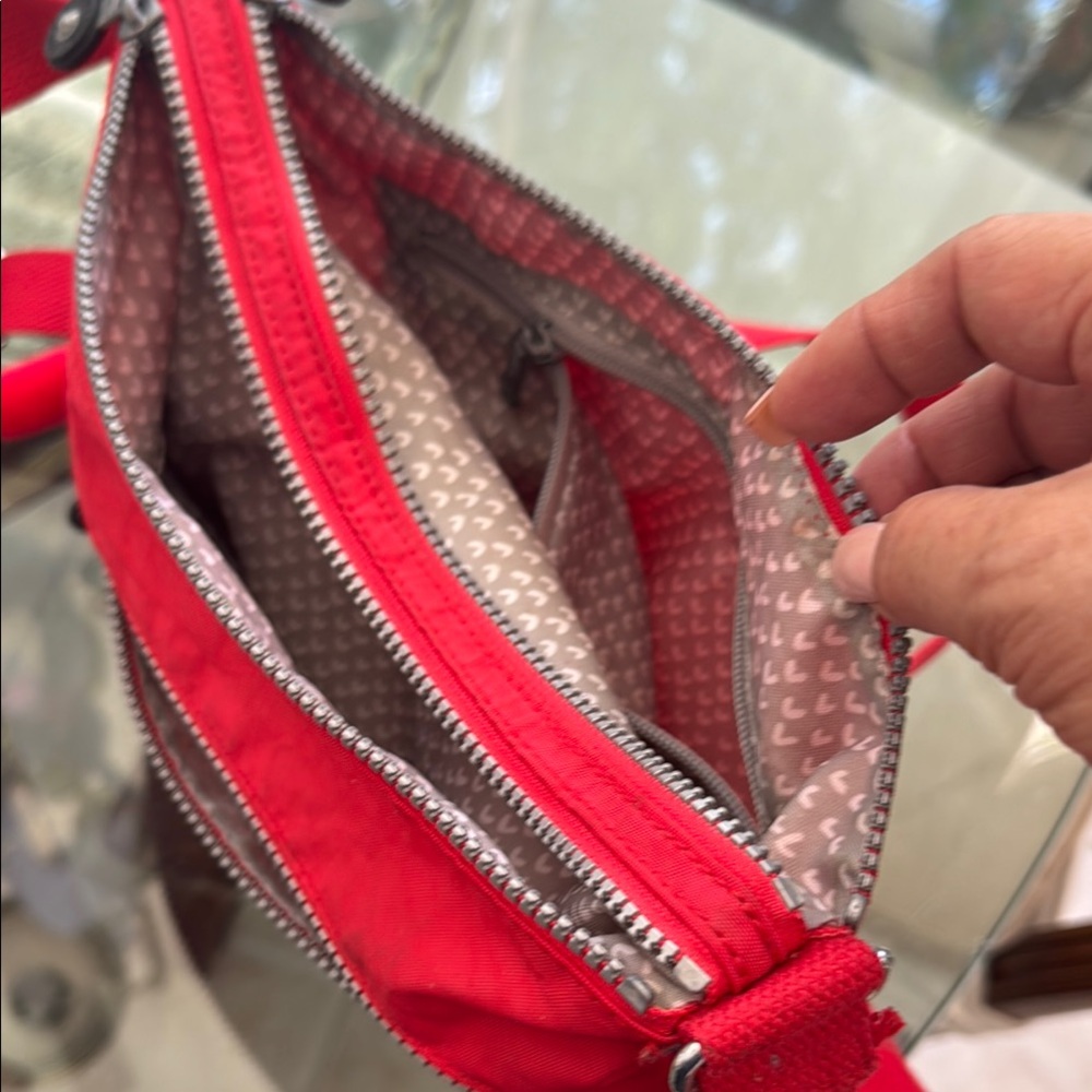 Kipling Red Crossbody Bag - Picture 5 of 15